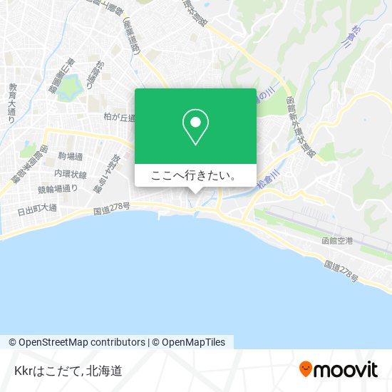 Kkrはこだて地図