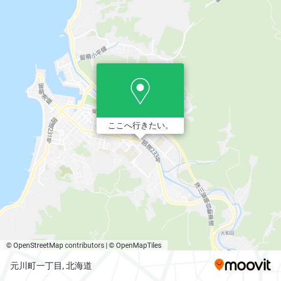 元川町一丁目地図