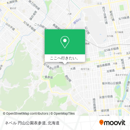 ネベル 円山公園表参道地図