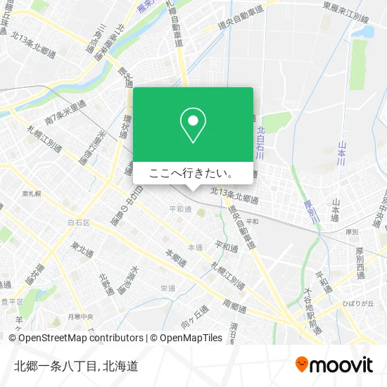 北郷一条八丁目地図