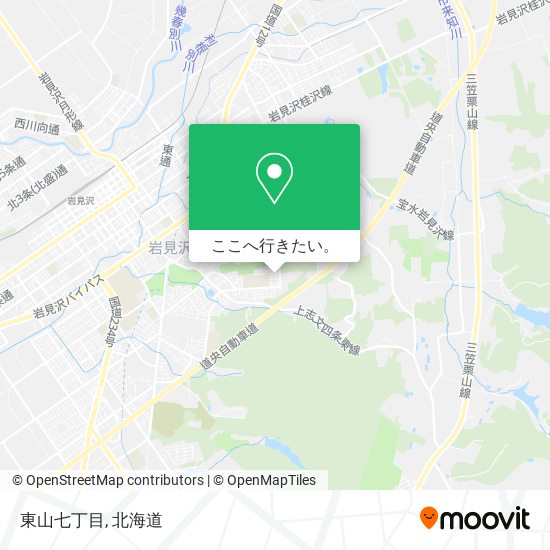 東山七丁目地図