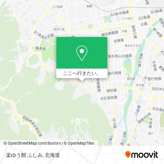 楽ゆう館 ふしみ地図