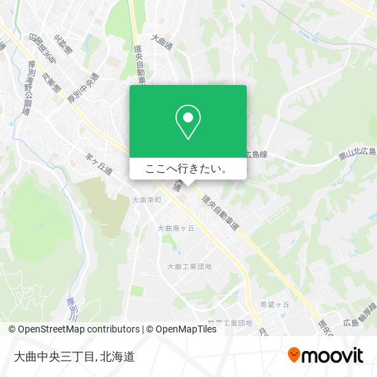 大曲中央三丁目地図