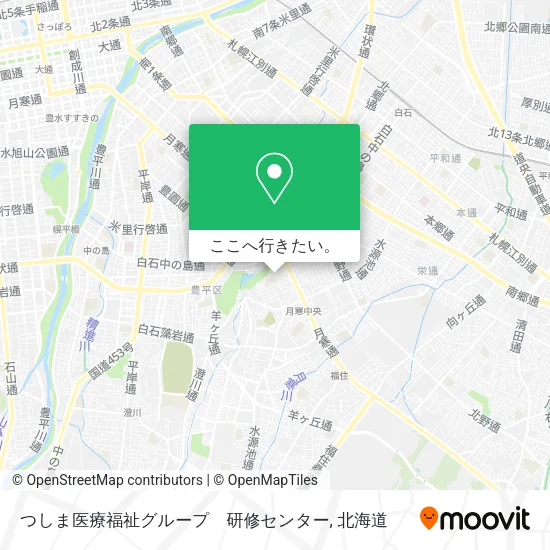 つしま医療福祉グループ　研修センター地図