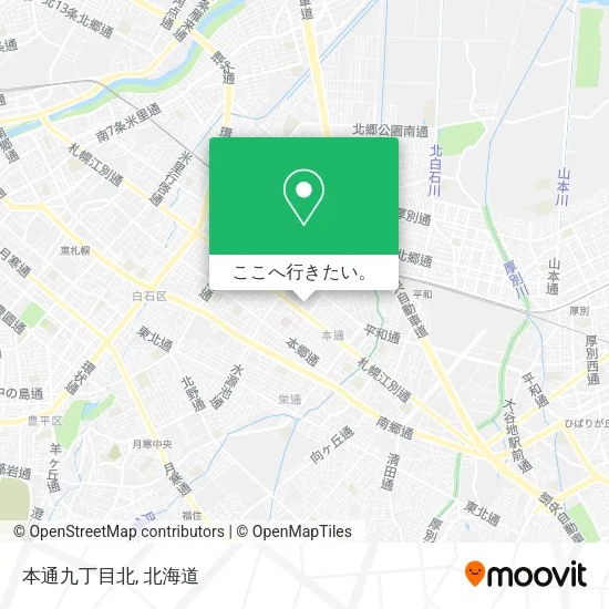 本通九丁目北地図