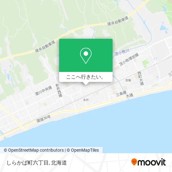しらかば町六丁目地図