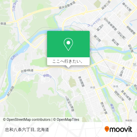 忠和八条六丁目地図