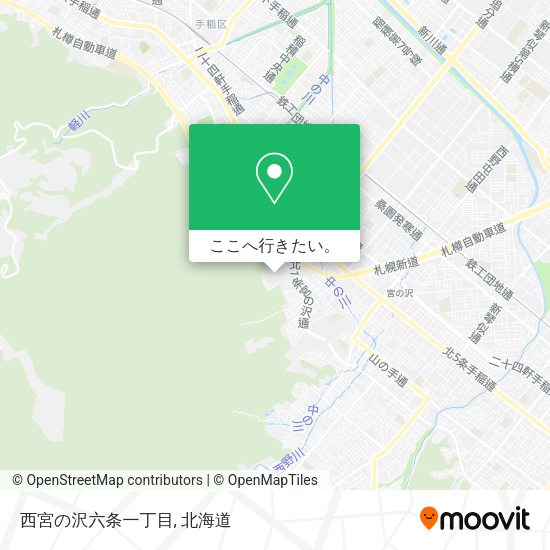西宮の沢六条一丁目地図