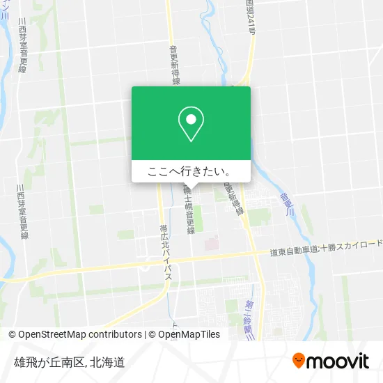雄飛が丘南区地図