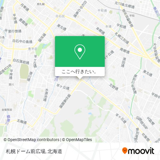 札幌ドーム前広場地図