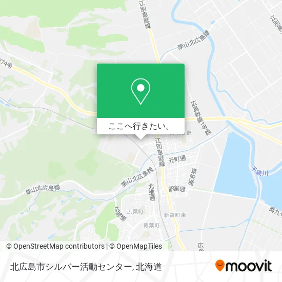 北広島市シルバー活動センター地図