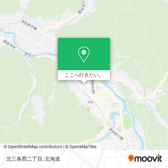 北三条西二丁目地図