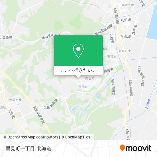 里見町一丁目地図