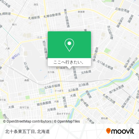北十条東五丁目地図