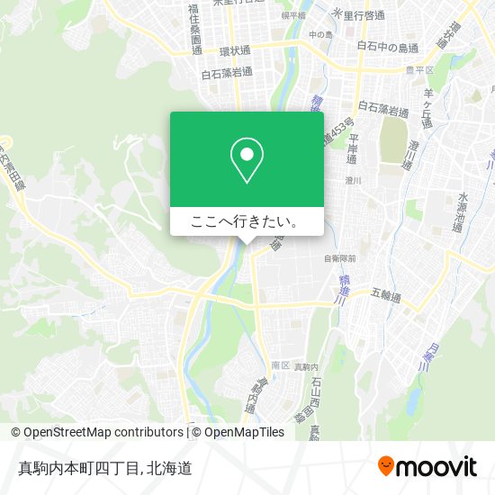 真駒内本町四丁目地図