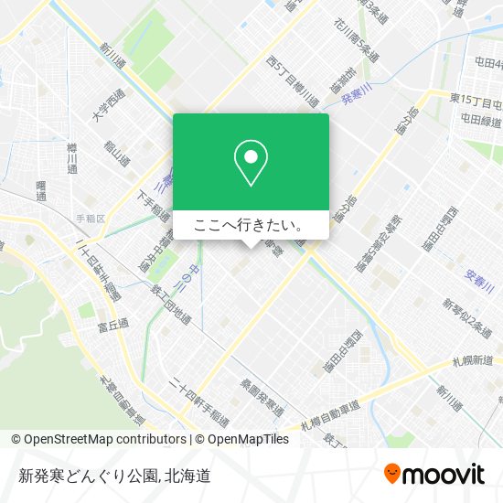 新発寒どんぐり公園地図