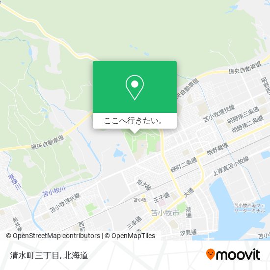 清水町三丁目地図