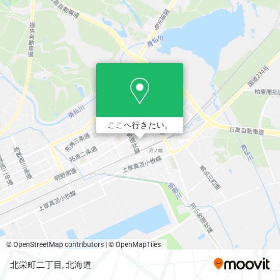 北栄町二丁目地図