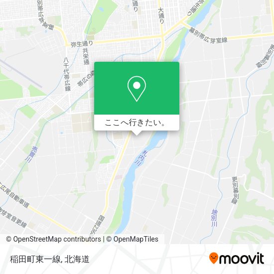 稲田町東一線地図