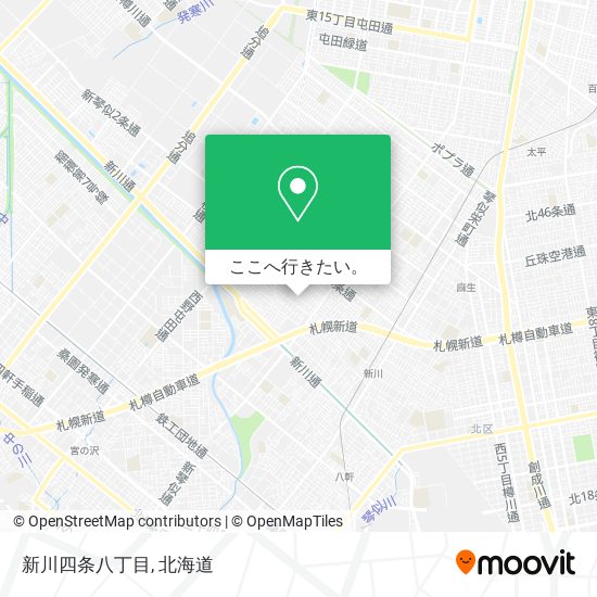 新川四条八丁目地図