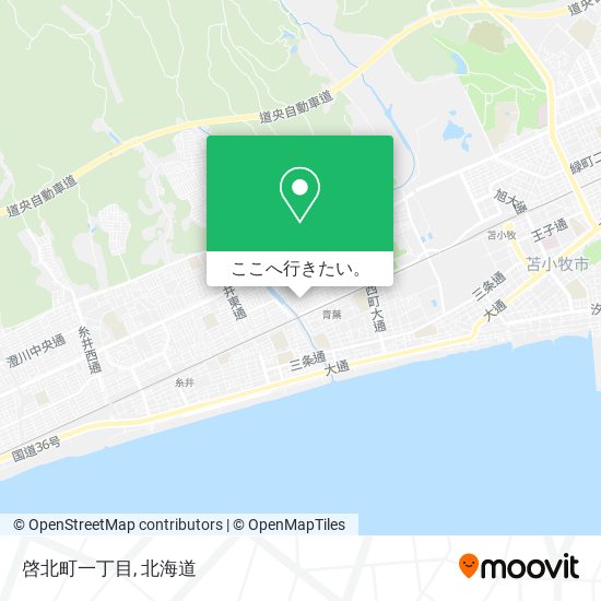 啓北町一丁目地図