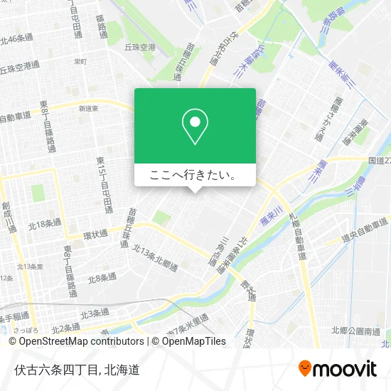 伏古六条四丁目地図