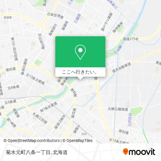 菊水元町八条一丁目地図