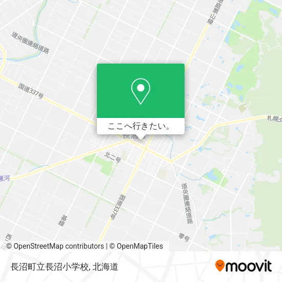 長沼町立長沼小学校地図