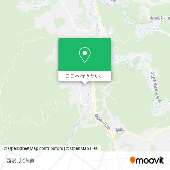 西沢地図