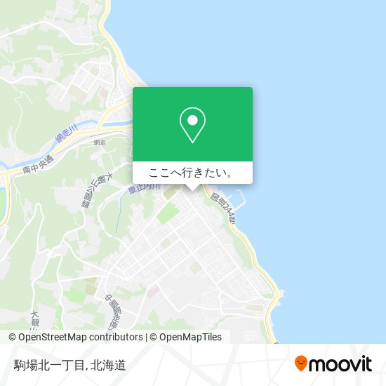 駒場北一丁目地図