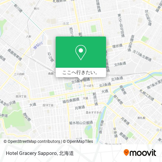 Hotel Gracery Sapporo地図