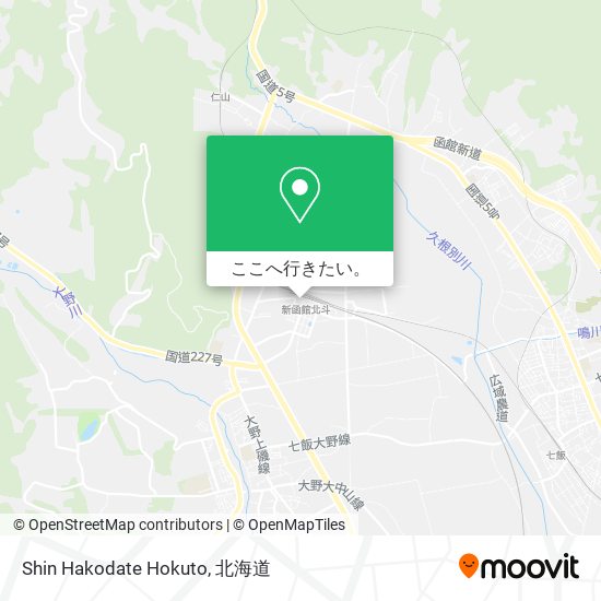 Shin Hakodate Hokuto地図