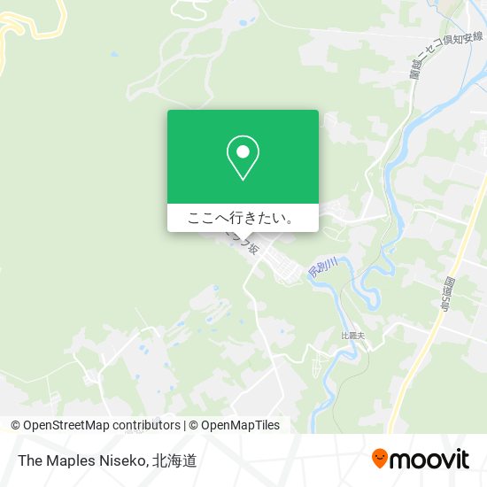 The Maples Niseko地図