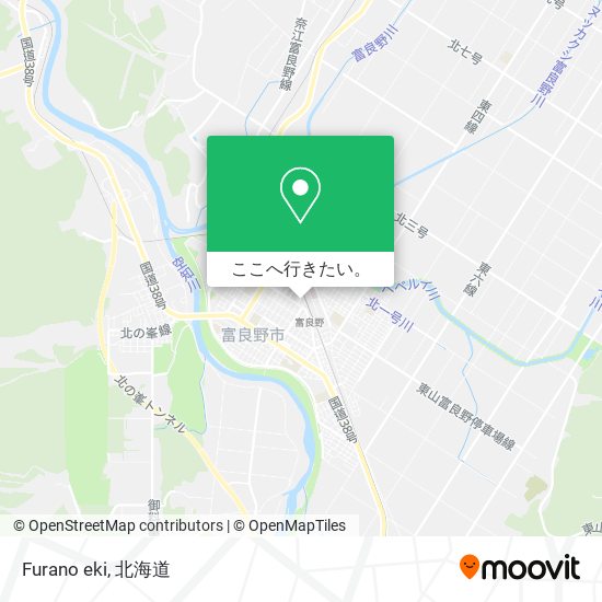 Furano eki地図