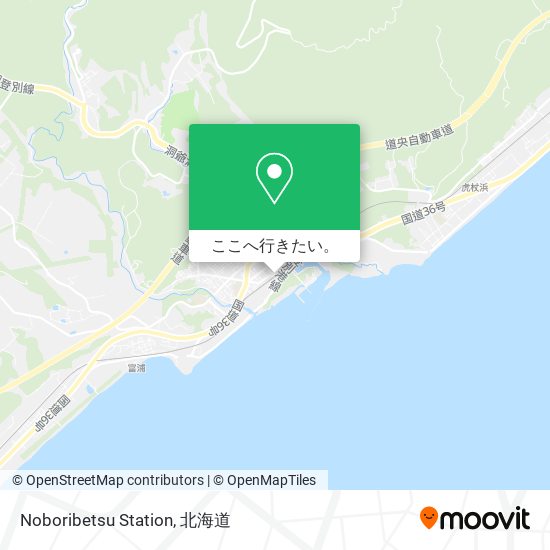 Noboribetsu Station地図
