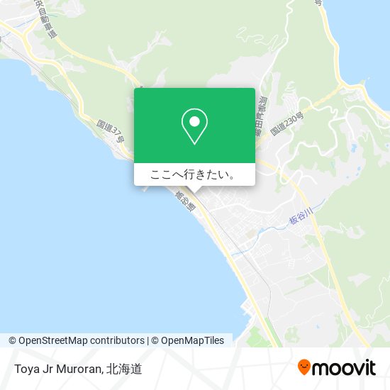Toya Jr Muroran地図