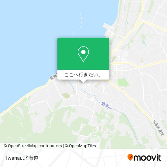 Iwanai地図