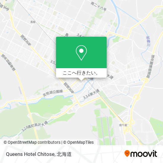 Queens Hotel Chitose地図