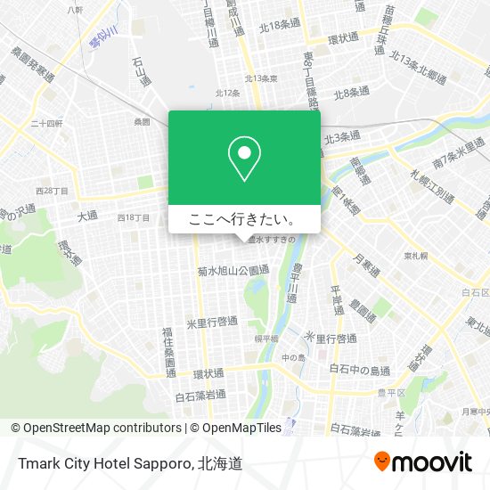 Tmark City Hotel Sapporo地図