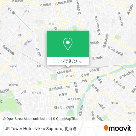 JR Tower Hotel Nikko Sapporo地図