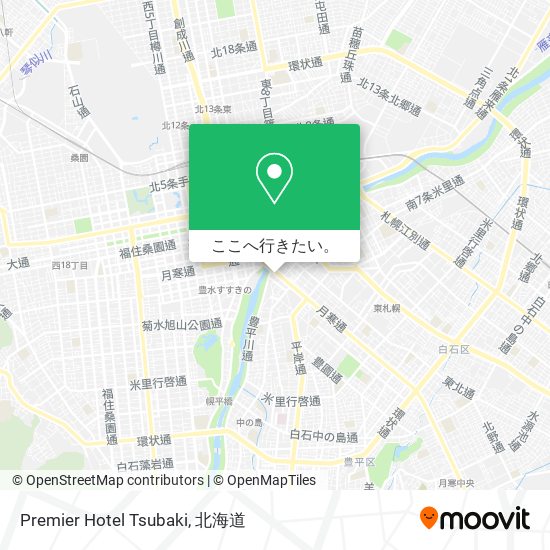 Premier Hotel Tsubaki地図
