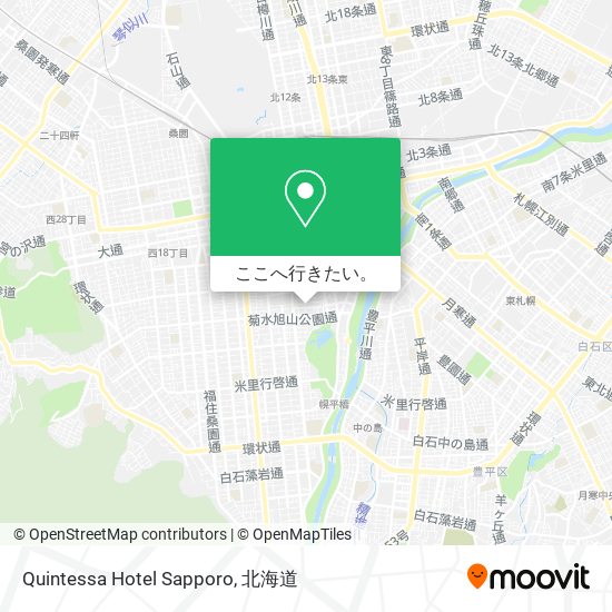 Quintessa Hotel Sapporo地図
