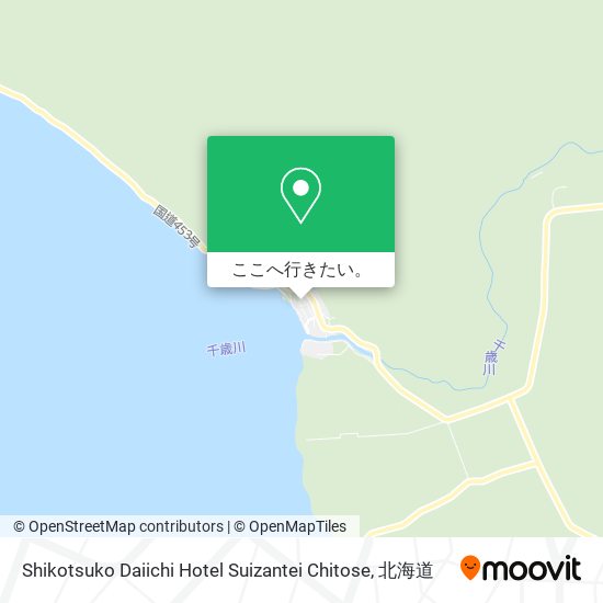 Shikotsuko Daiichi Hotel Suizantei Chitose地図