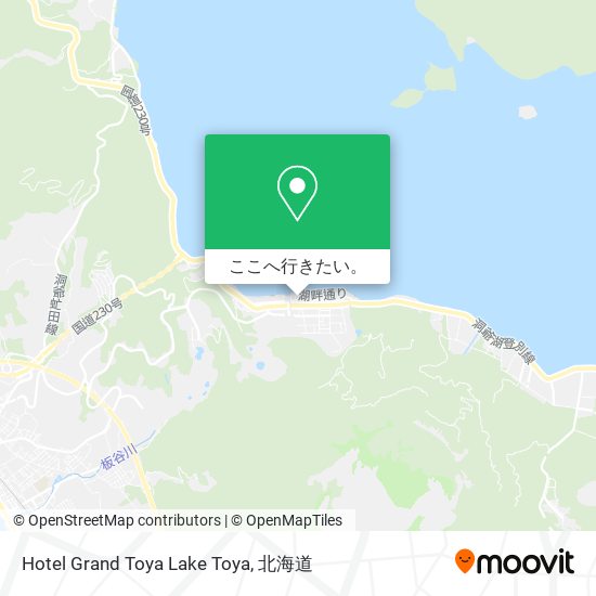Hotel Grand Toya Lake Toya地図