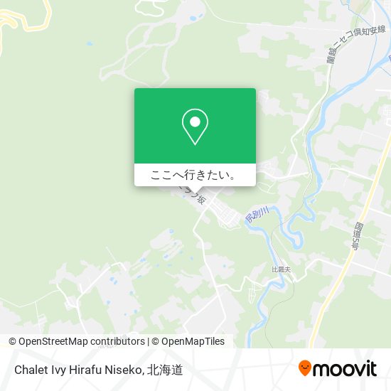 Chalet Ivy Hirafu Niseko地図