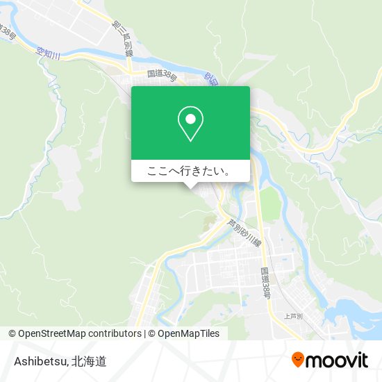 Ashibetsu地図