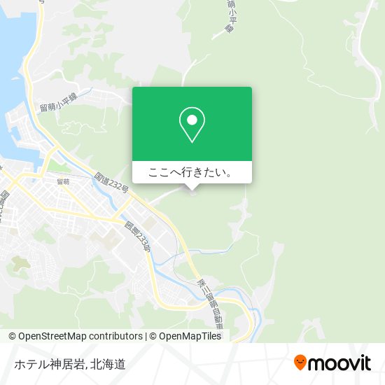 ホテル神居岩地図