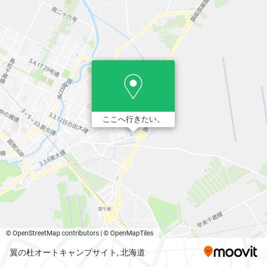 翼の杜オートキャンプサイト地図