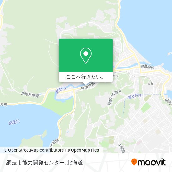 網走市能力開発センター地図