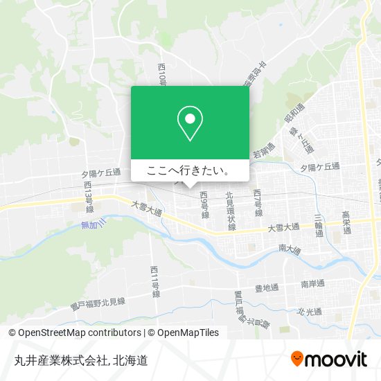 丸井産業株式会社地図